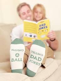 Funny Sports Themed Socks for Dads by FunnyFeet – “Having A Ball - Telling Dad Jokes | Sports Ball Pattern